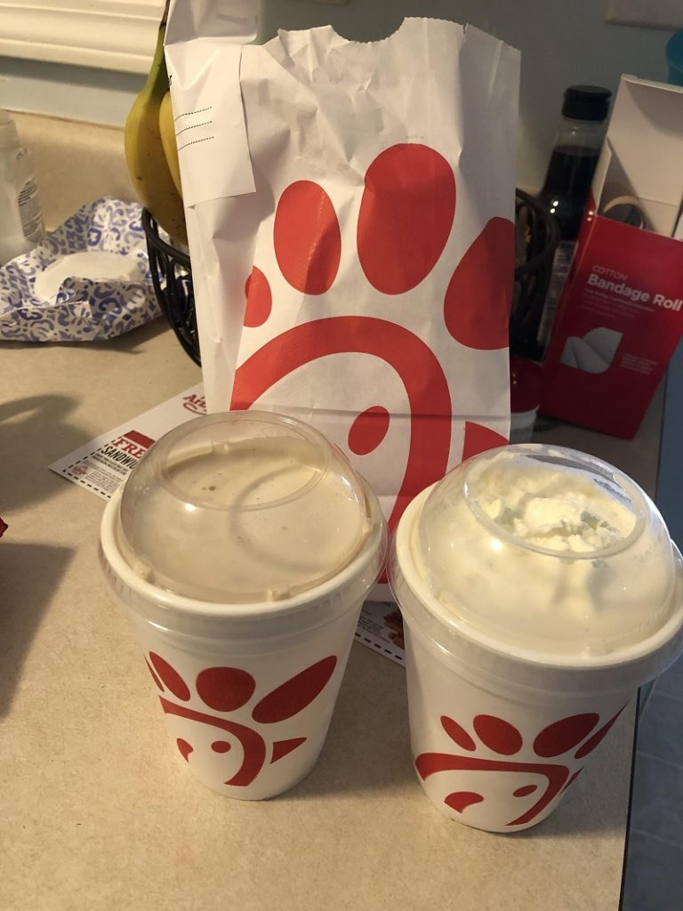 Chick-fil-A Milkshake Menu with Prices